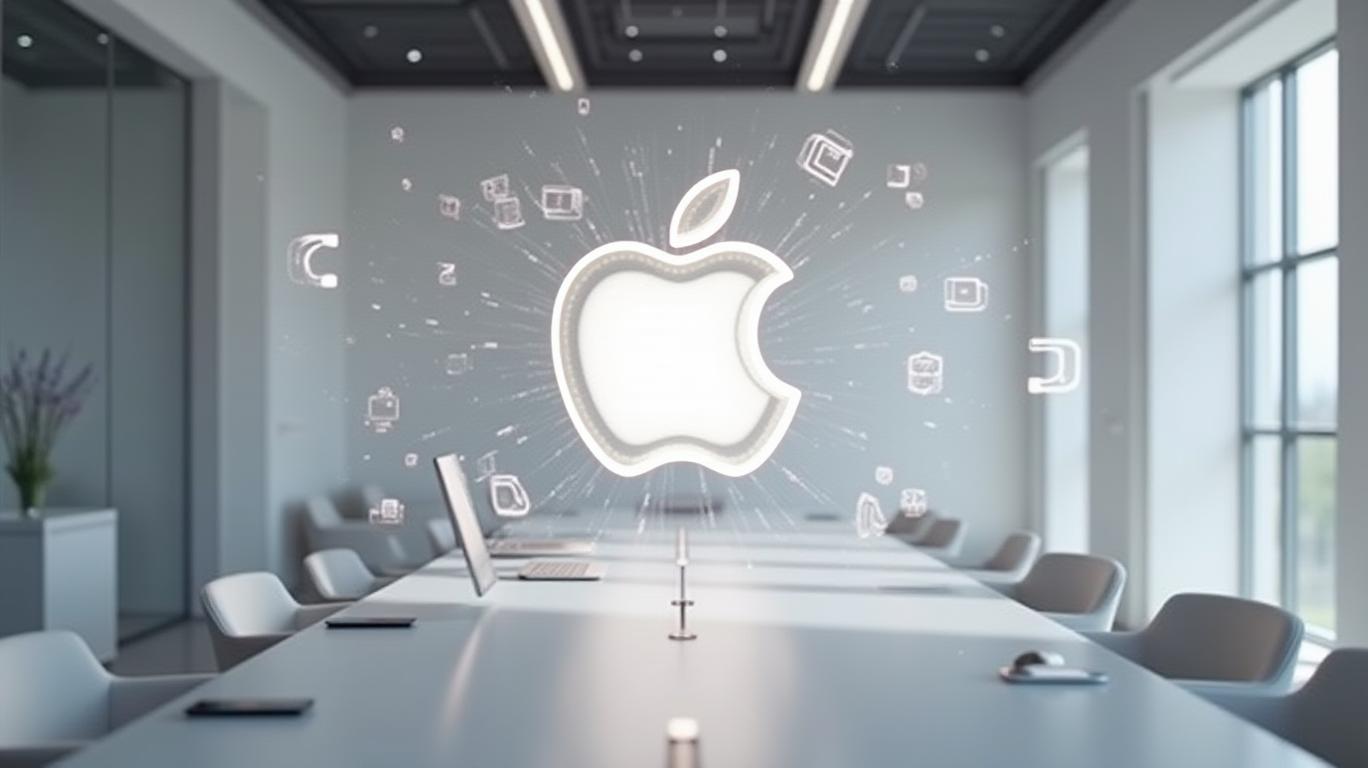 Apple (+1%): A Defensive Haven in Market Turbulence (-1%)